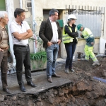 Visite de chantier rue du Mont Saint-Loup